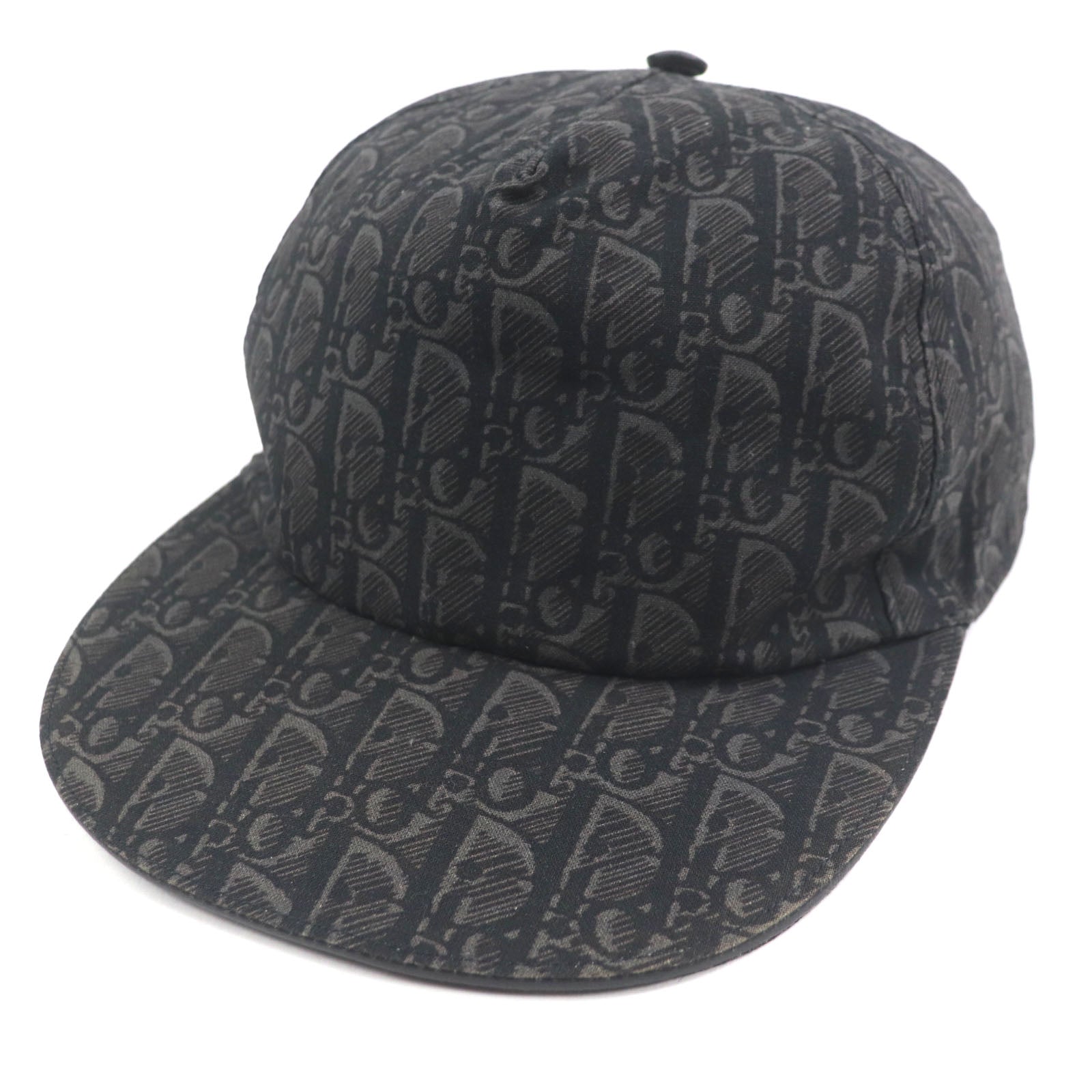 Dior Oblique Leather Baseball Cap