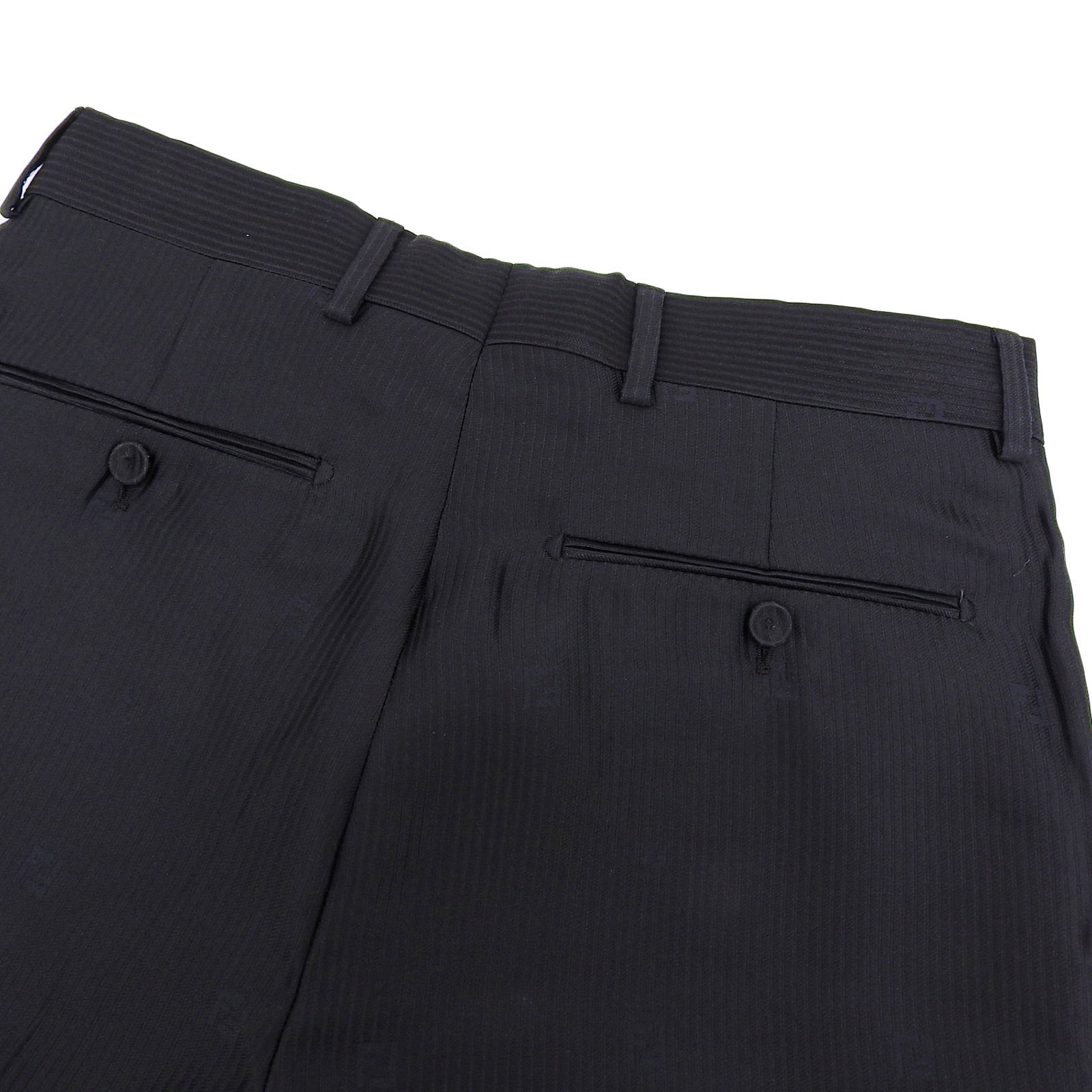 Fendi FF logo embroidery shadow stripe Shorts