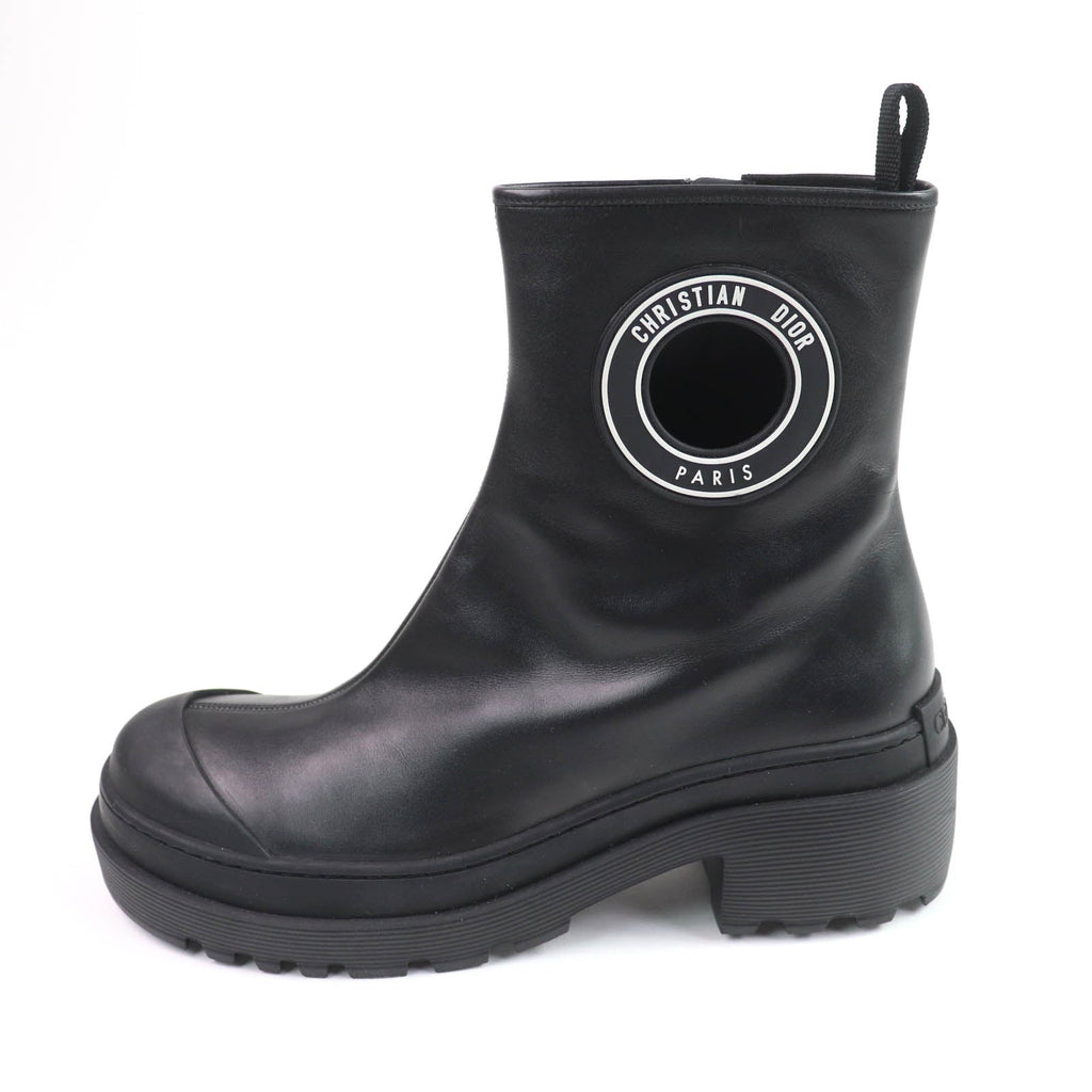 Christian Dior DIOR SYMBOL Leather Ankle Boots
