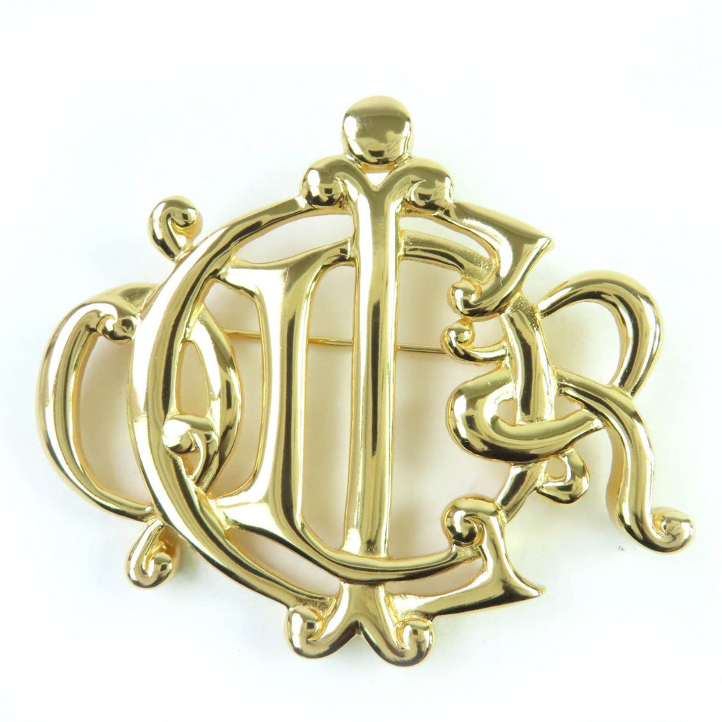 Christian Dior Emblem Brooch