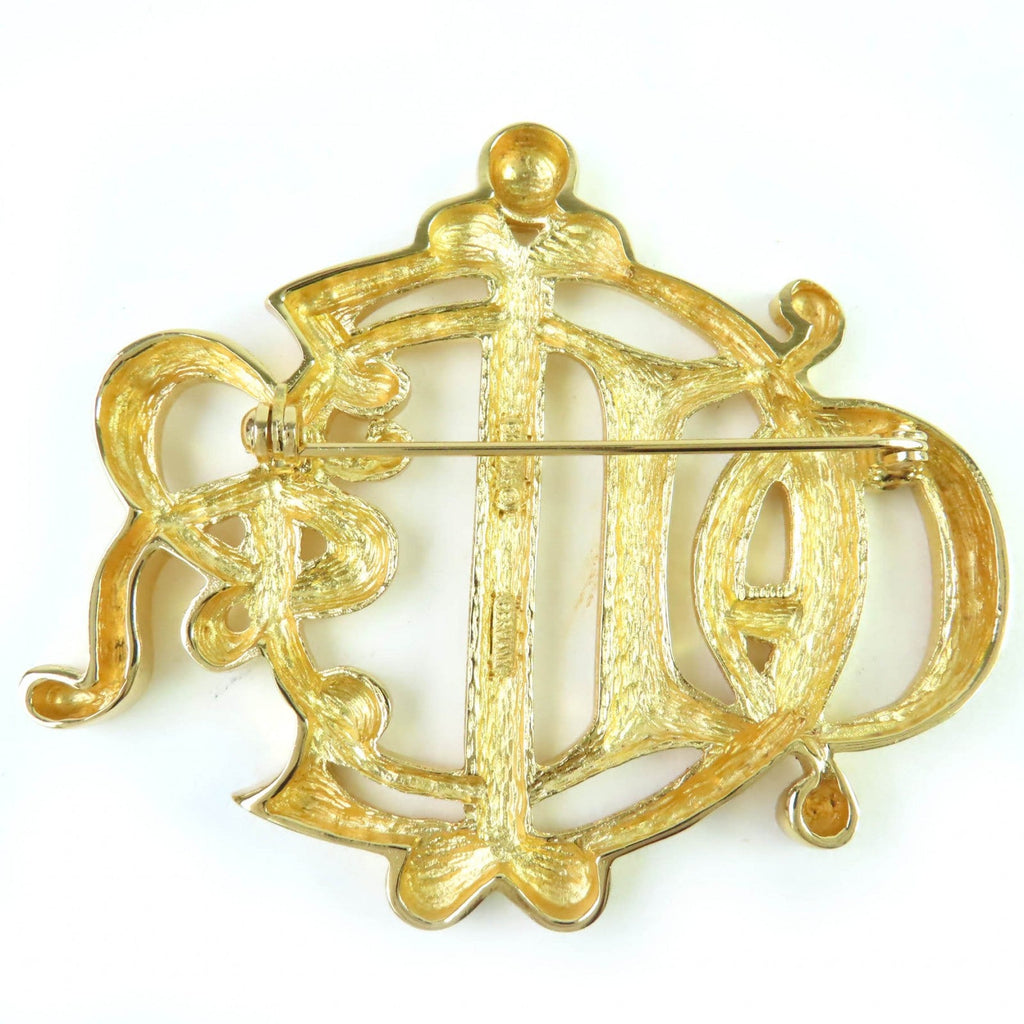 Christian Dior Emblem Brooch