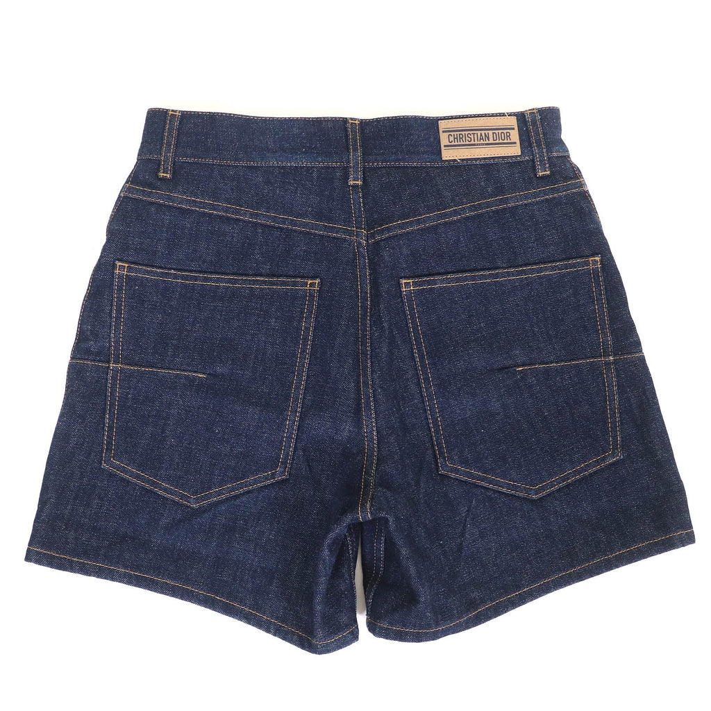 Christian Dior Oblique Lining Denim Shorts