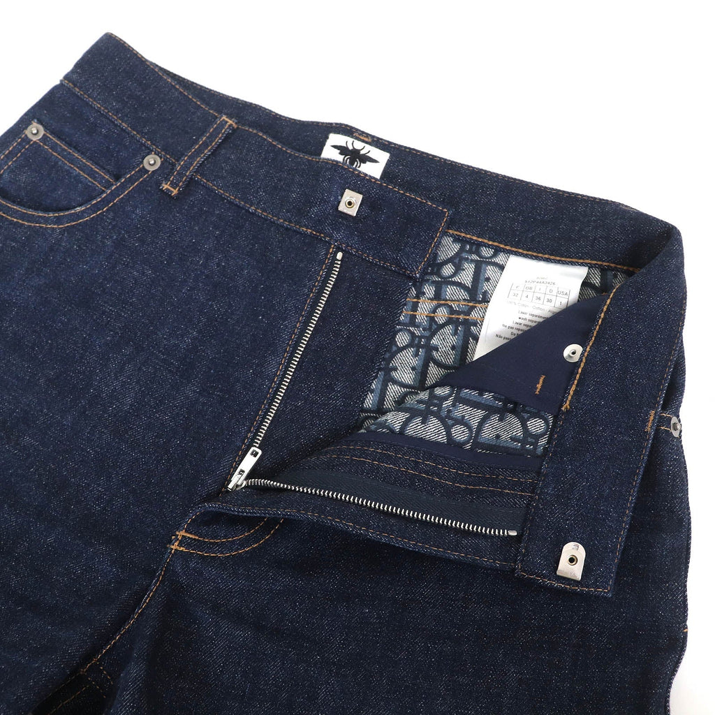 Christian Dior Oblique Lining Denim Shorts