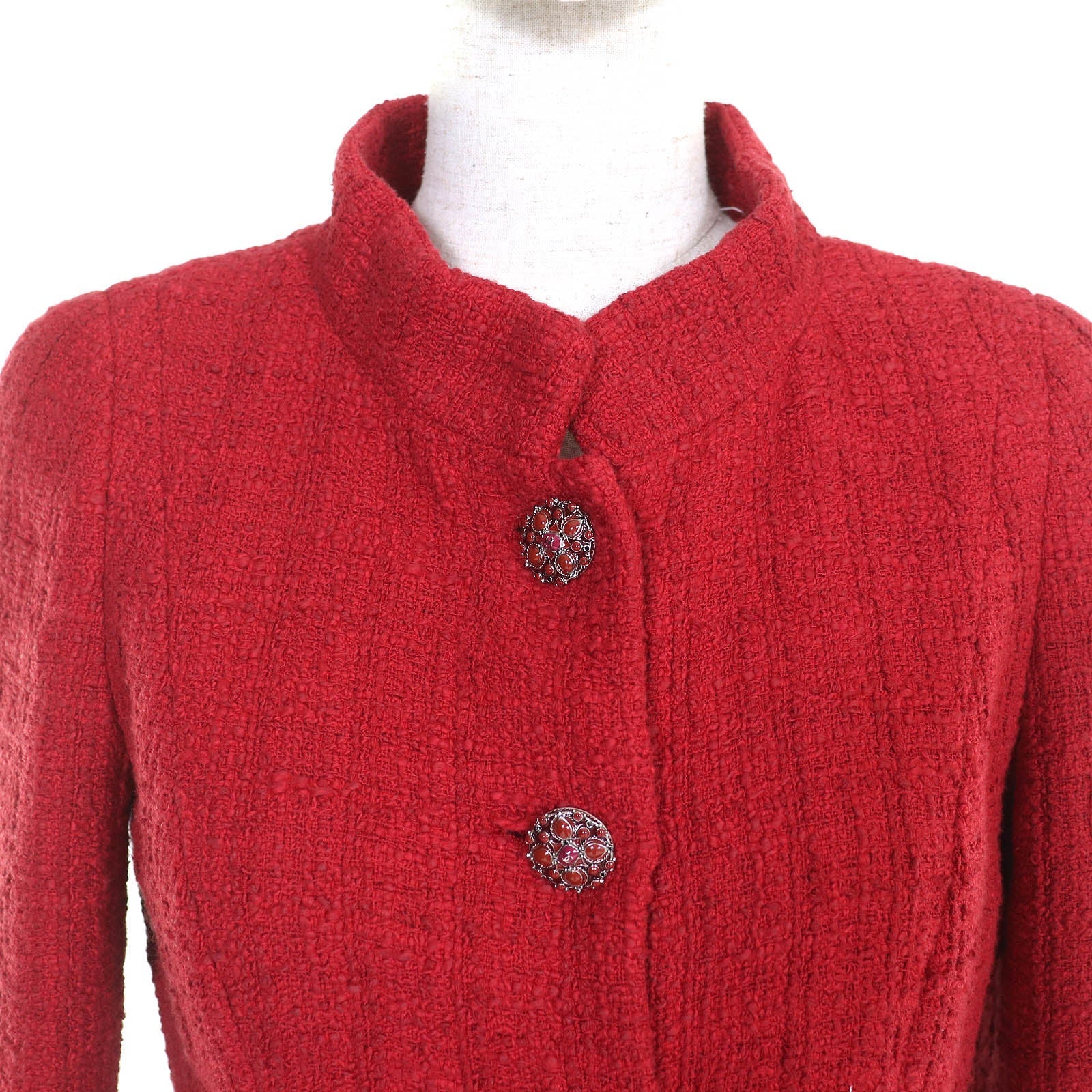Chanel COCO Button Lace Cotton Tweed Two-piece Set