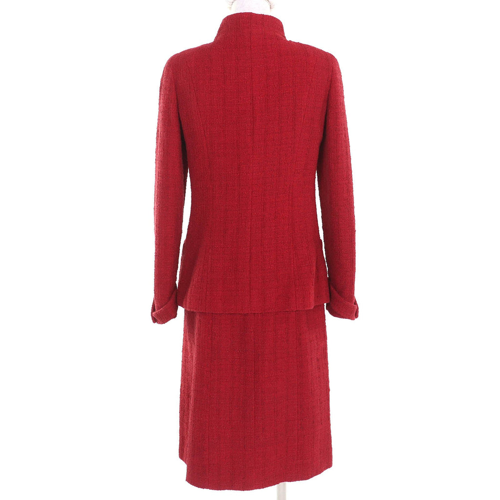 Chanel COCO Button Lace Cotton Tweed Two-piece Set