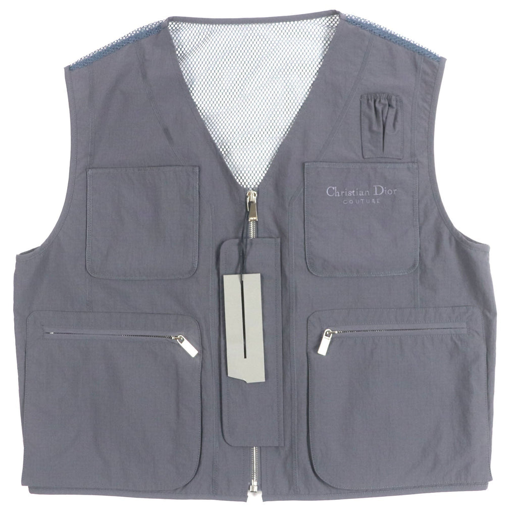Dior Best Multi Pocket Zipup Vest Nylon Vest