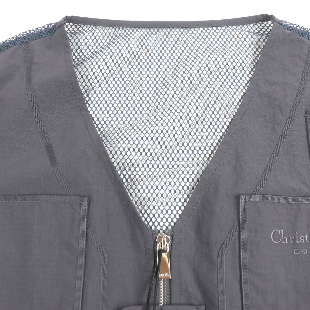 Dior Best Multi Pocket Zipup Vest Nylon Vest