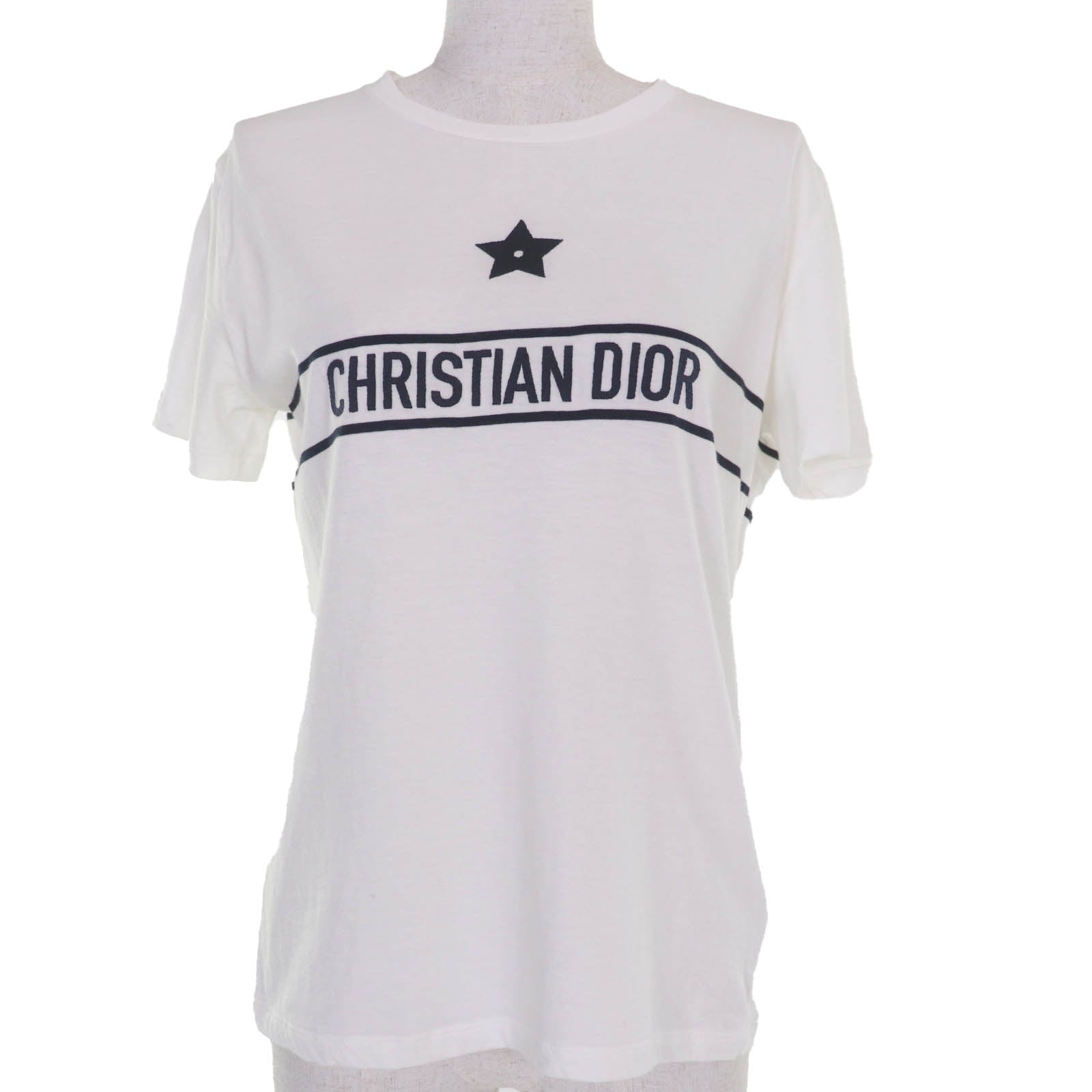 Christian Dior Logo embroidery Short Sleeve T-shirt