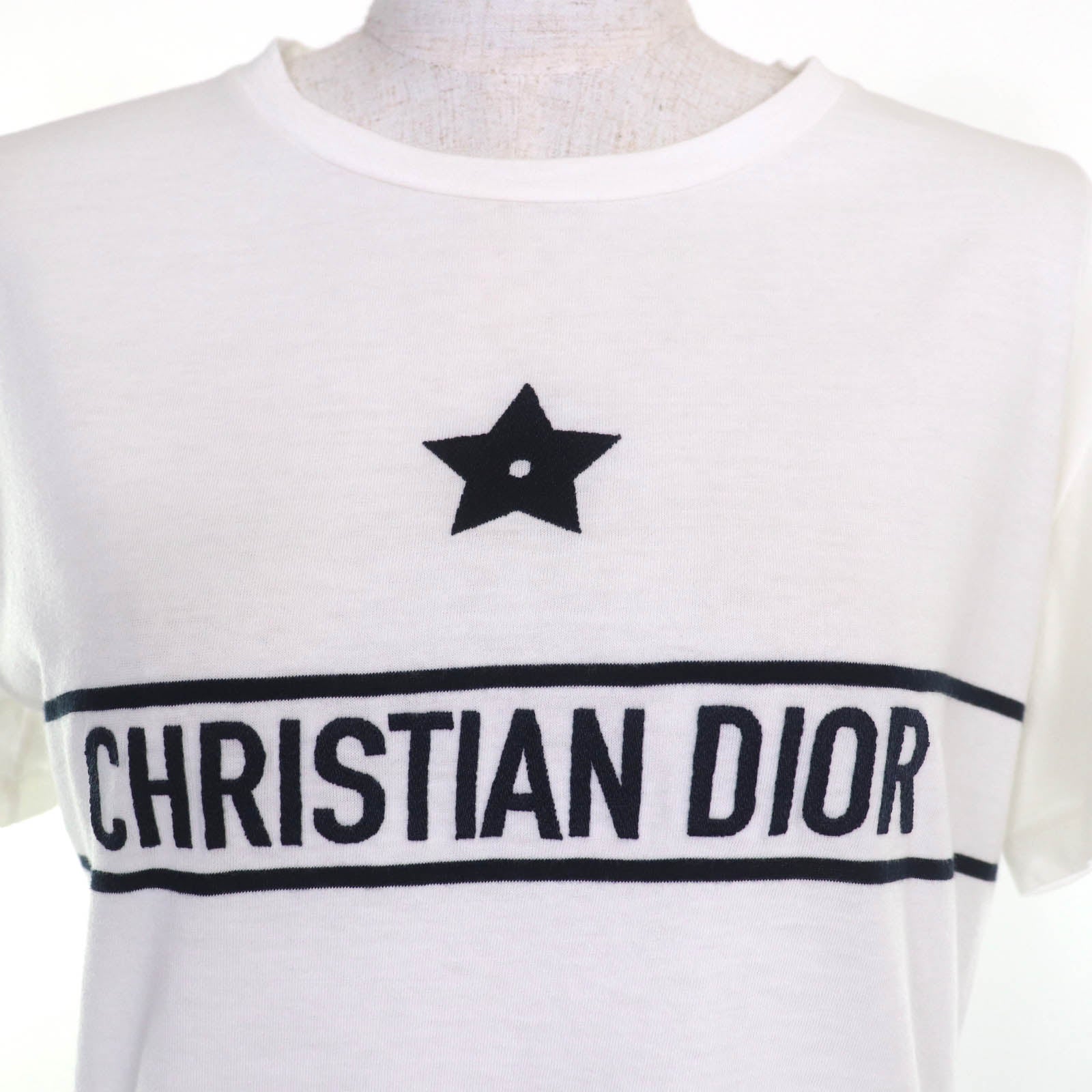 Christian Dior Logo embroidery Short Sleeve T-shirt