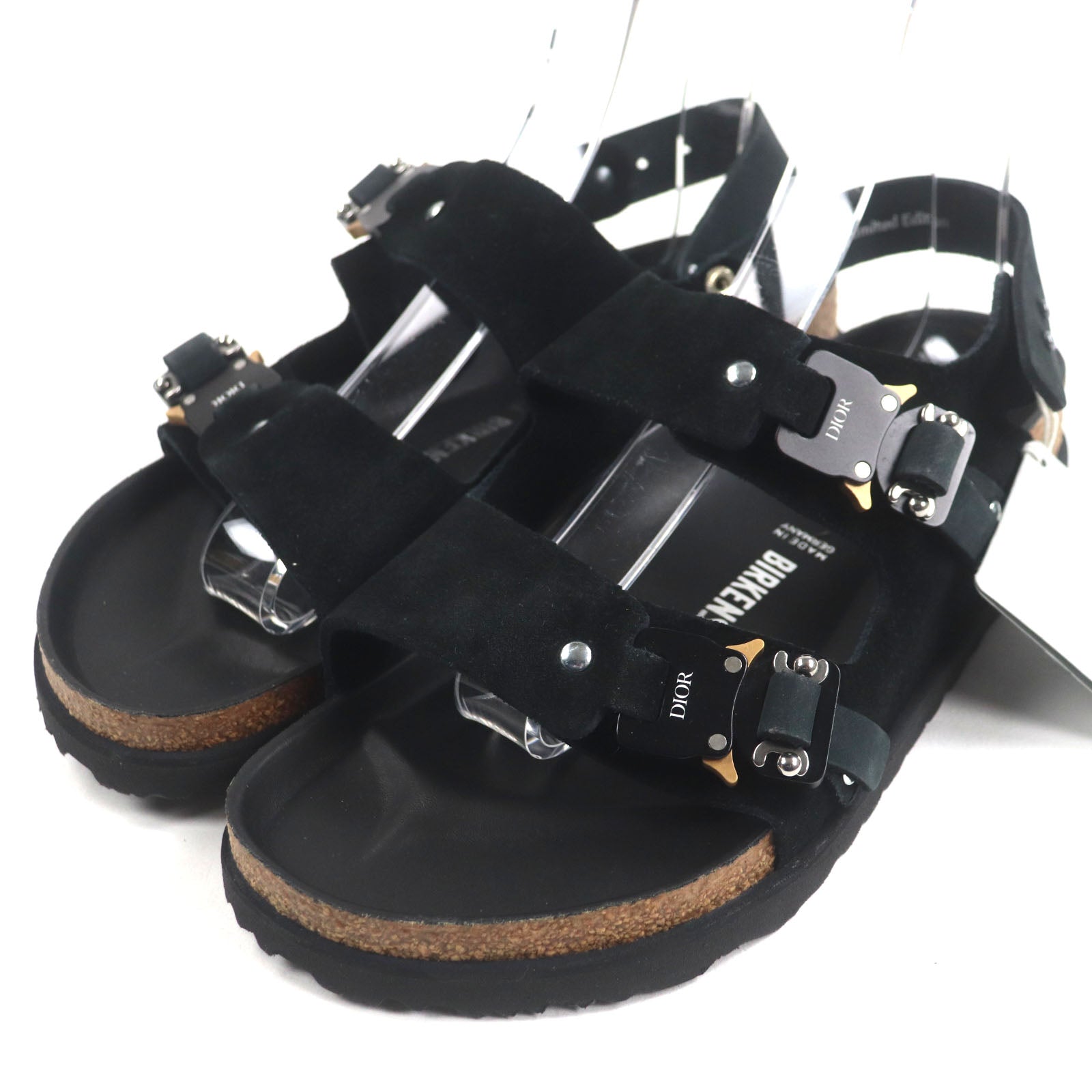 Dior Birkenstock Suede Leather Sandals