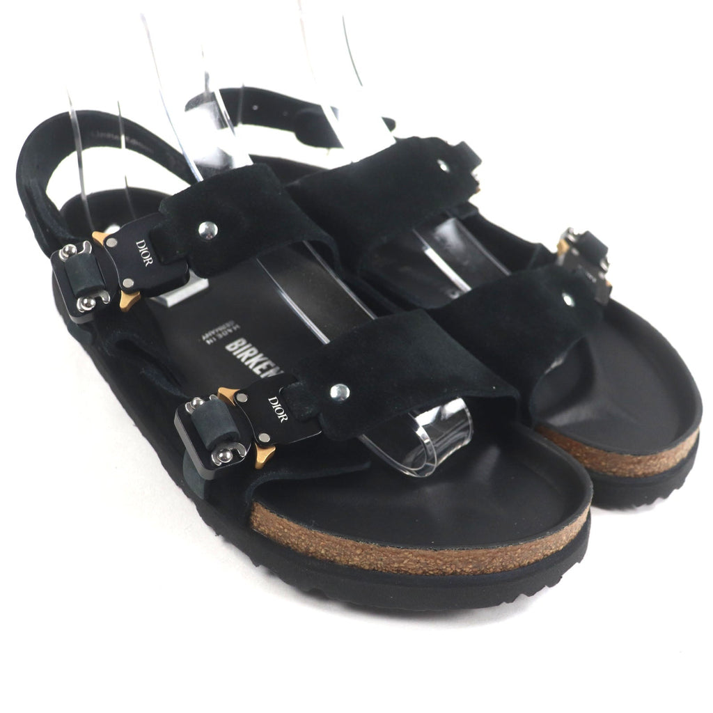 Dior Birkenstock Suede Leather Sandals