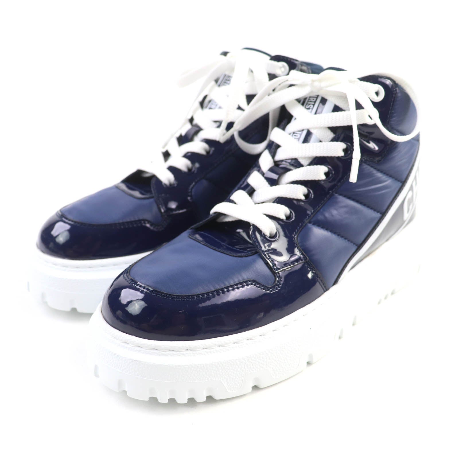 Christian Dior D-Player Patent Leather Sneakers