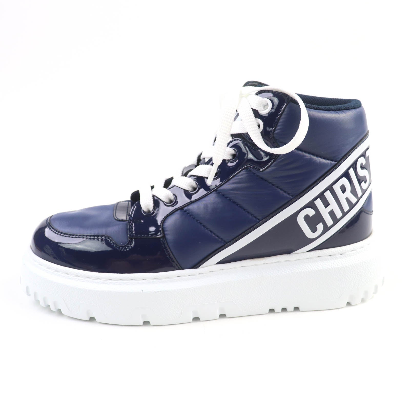 Christian Dior D-Player Patent Leather Sneakers
