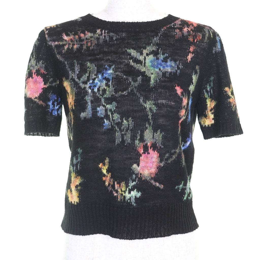 Christian Dior Floral Hemp Knit Top