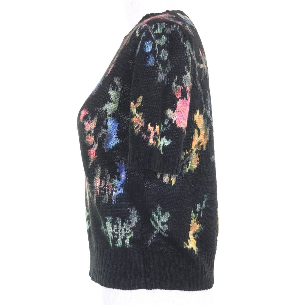 Christian Dior Floral Hemp Knit Top