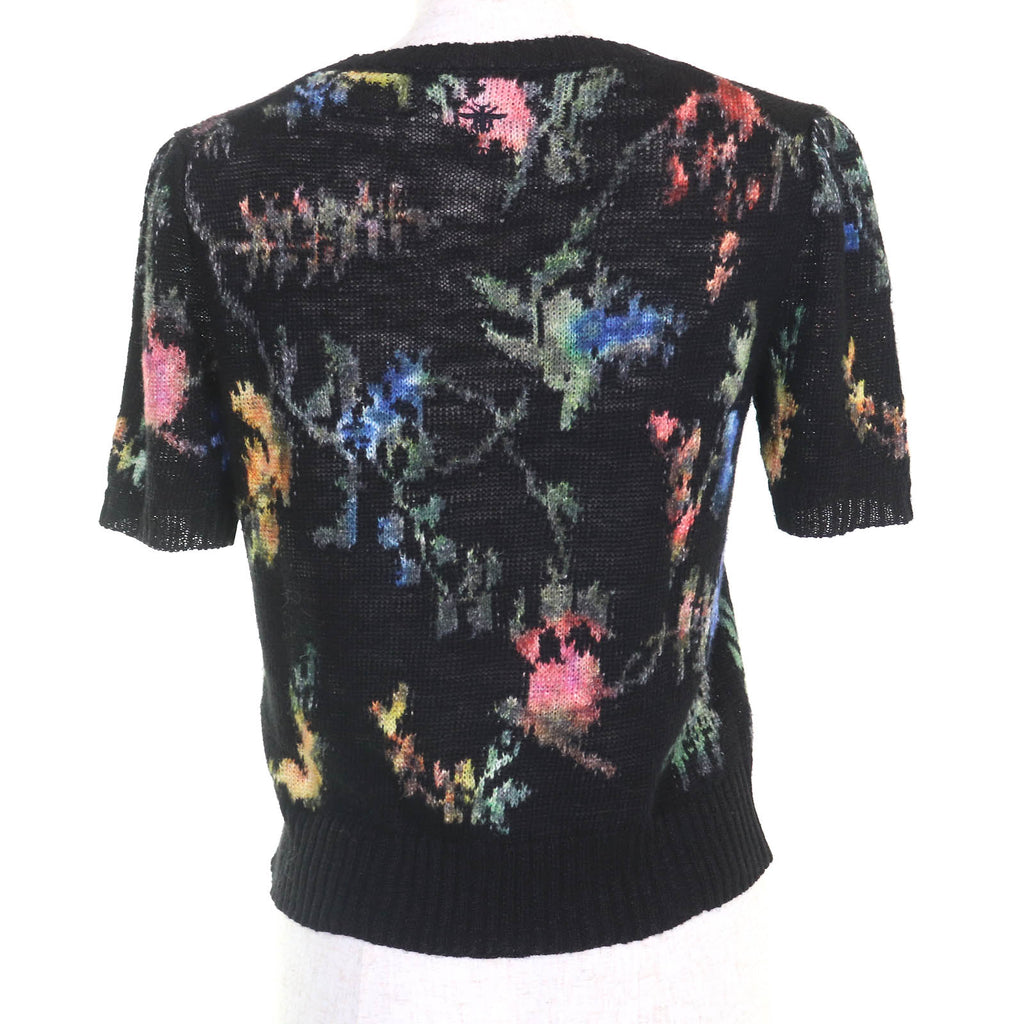 Christian Dior Floral Hemp Knit Top