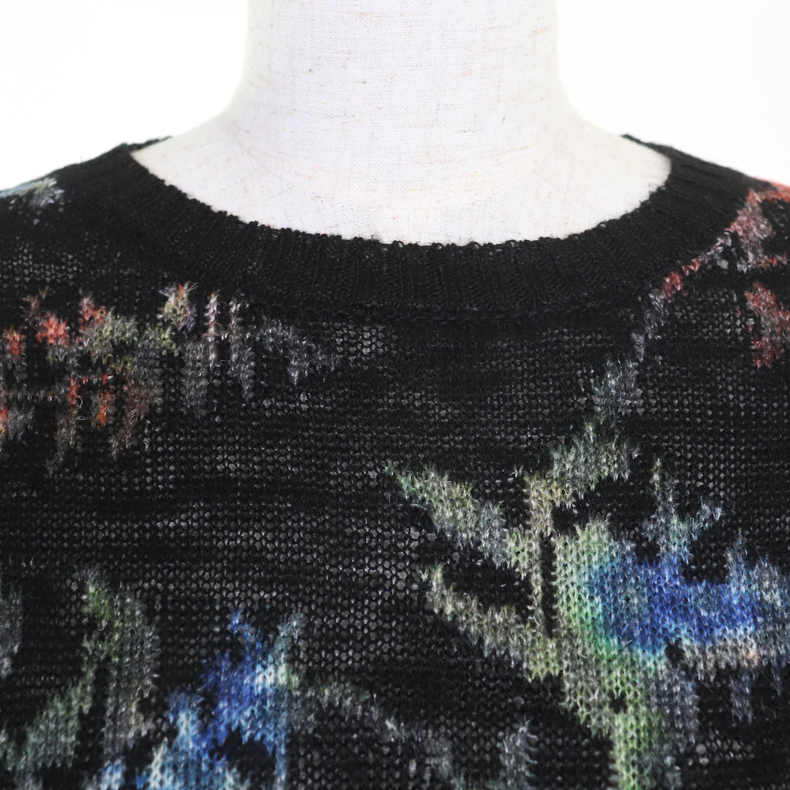 Christian Dior Floral Hemp Knit Top