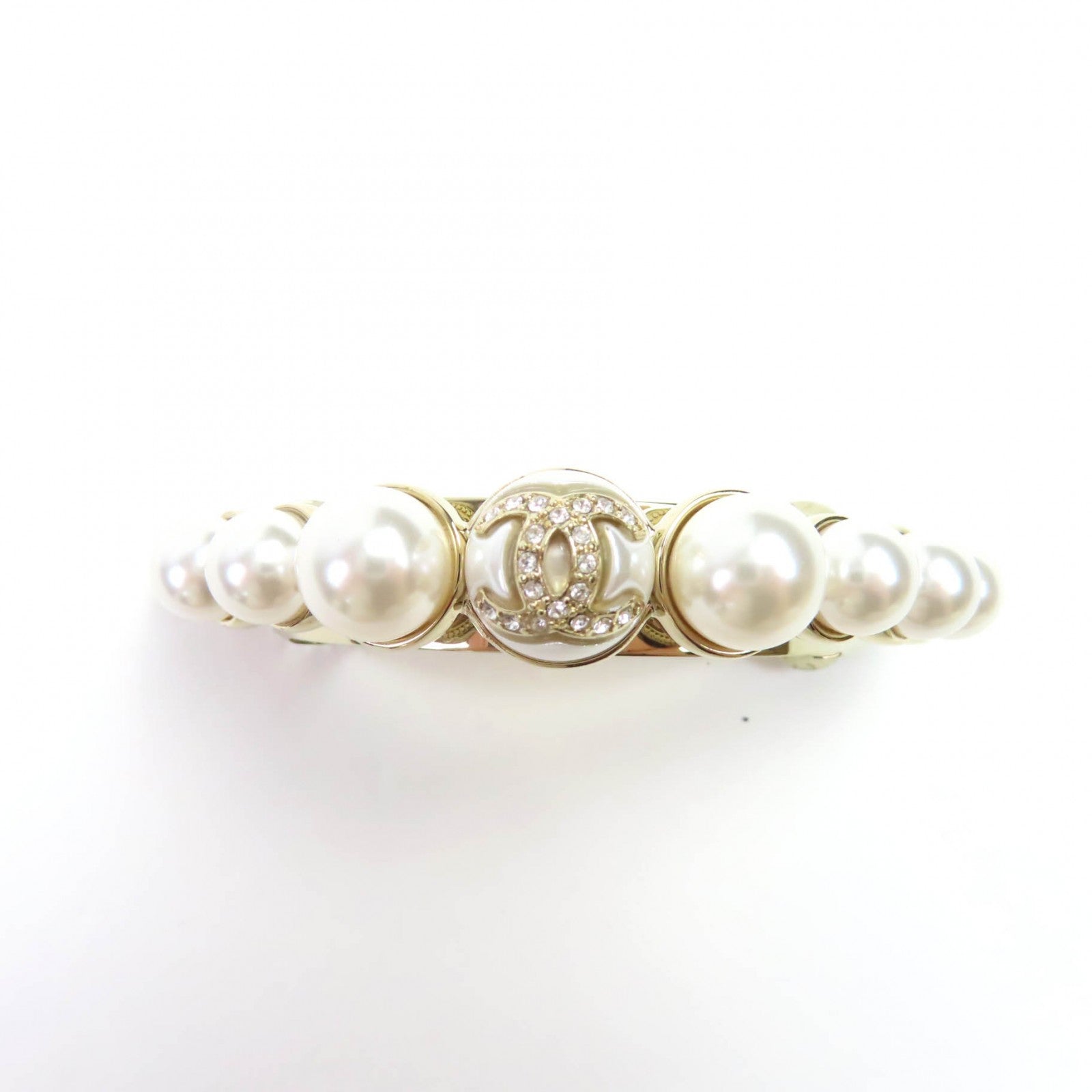 Chanel COCO Mark Stone and Pearl Hair Accessory