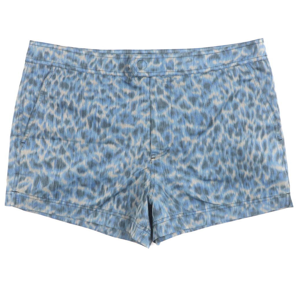 Dior Leopard Pattern Polyester Shorts