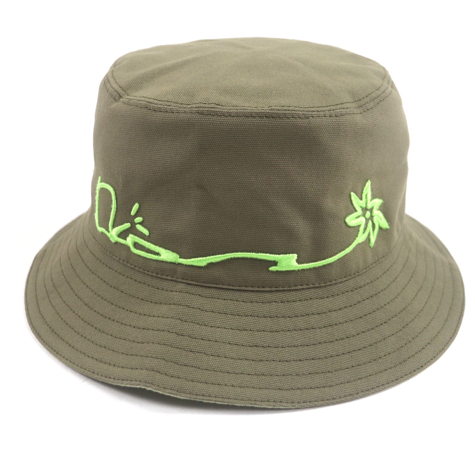 Dior×Cactus Jack Embroidered Cotton Bucket Hat