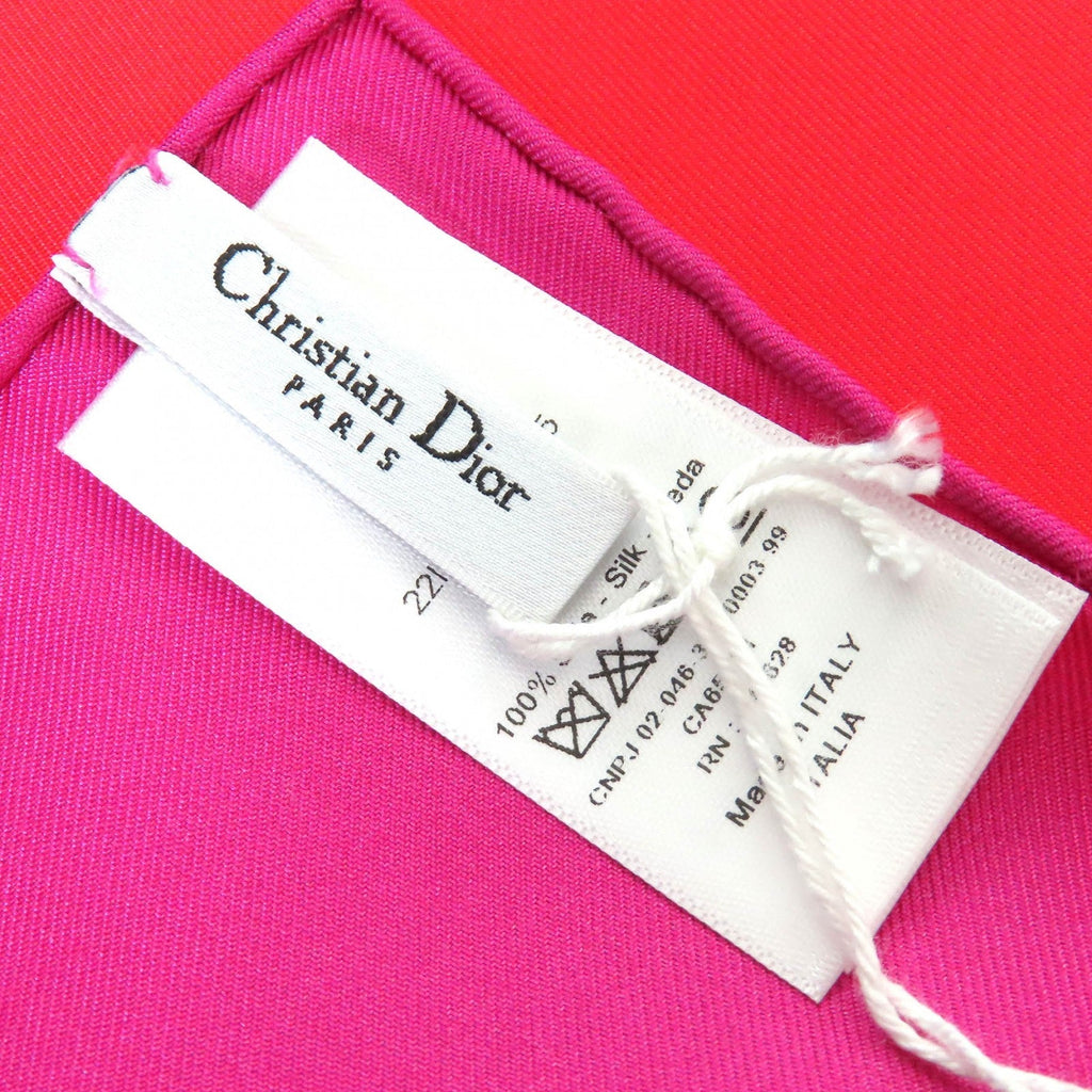 Christian Dior D-Flower pop Floral Silk Scarf