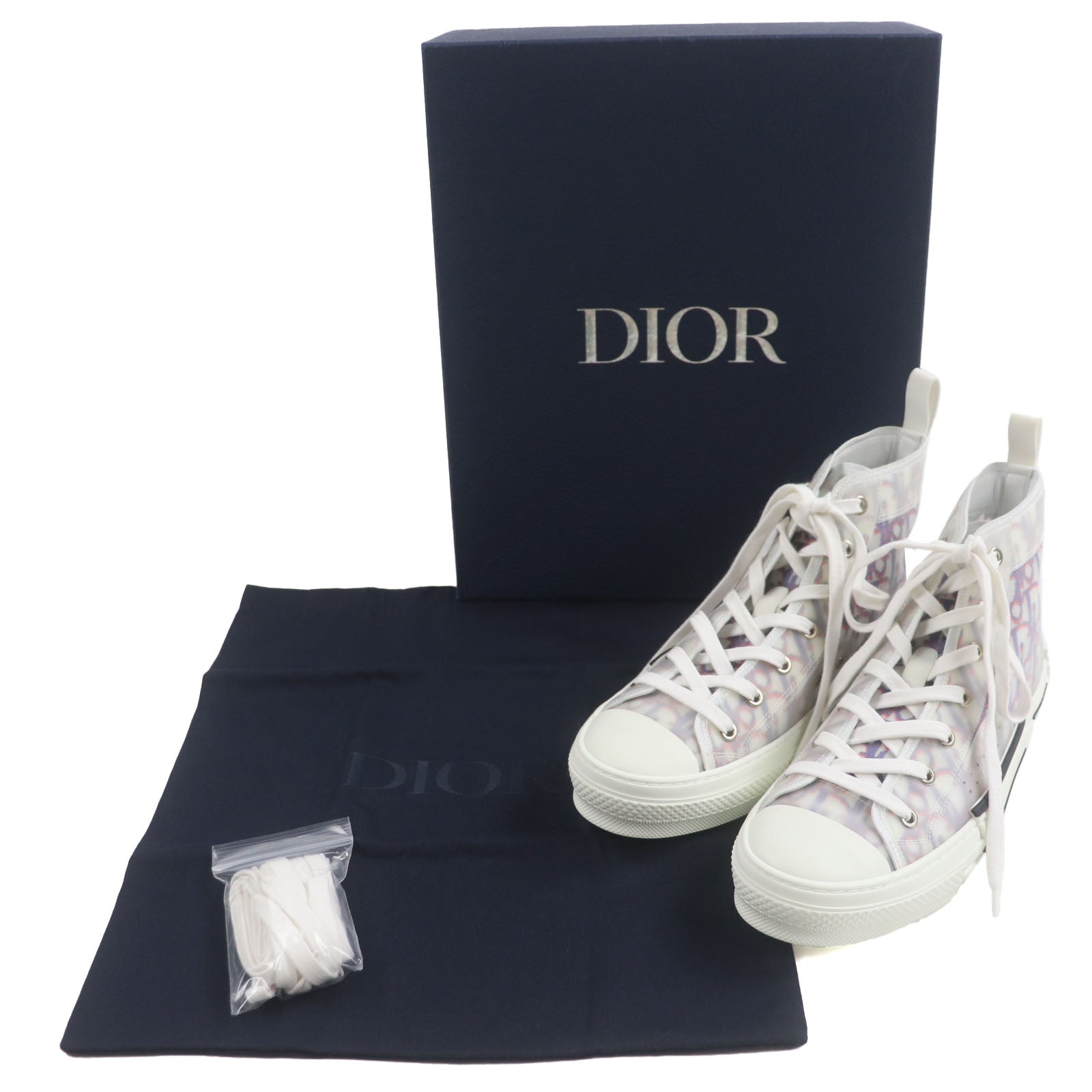 Dior B23 Canvas High Cut Sneakers