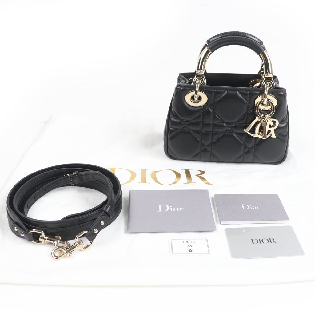 Christian Dior Lady 95.22 Lambskin 2way Handbag