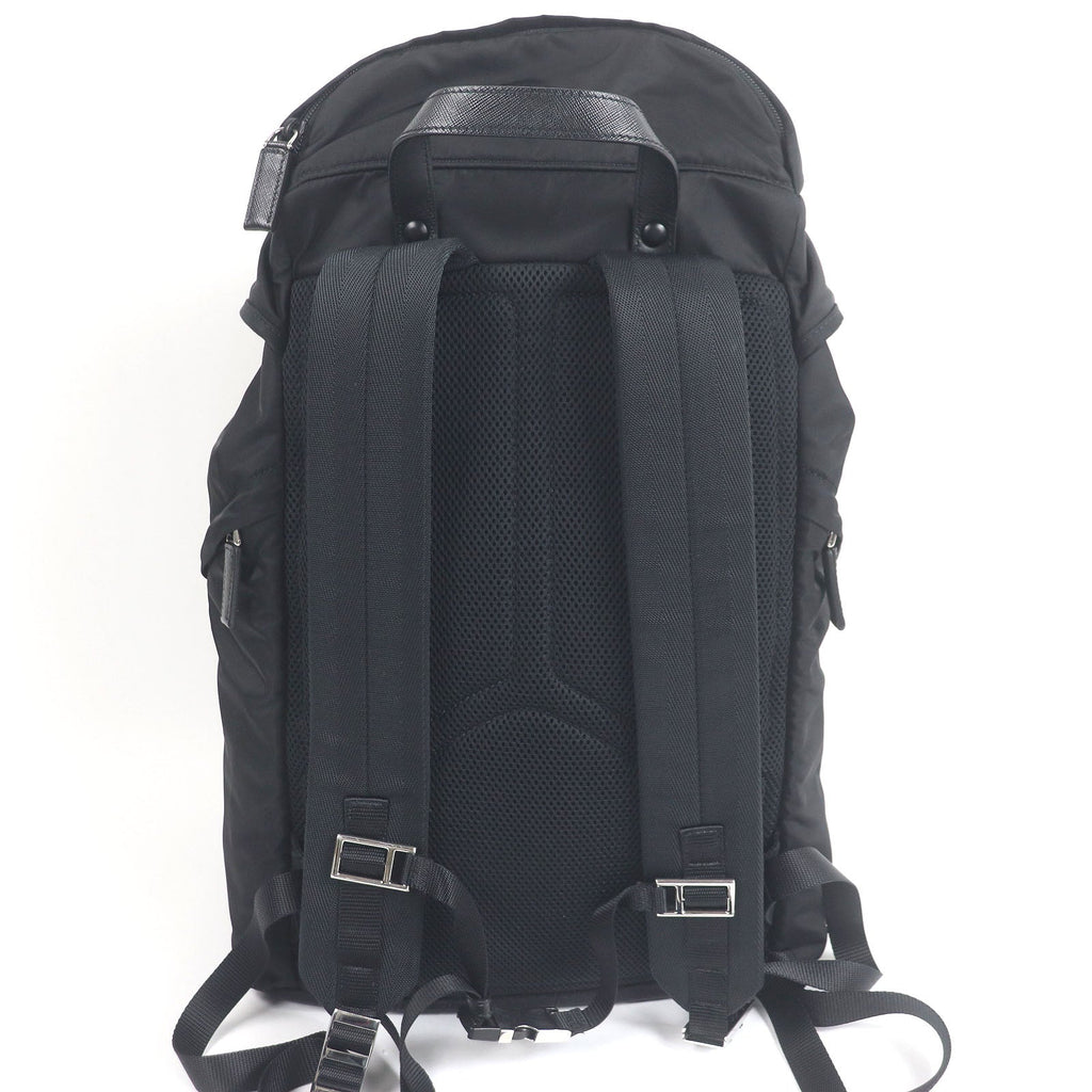 Prada Re-Nylon Saffiano Leather Backpack
