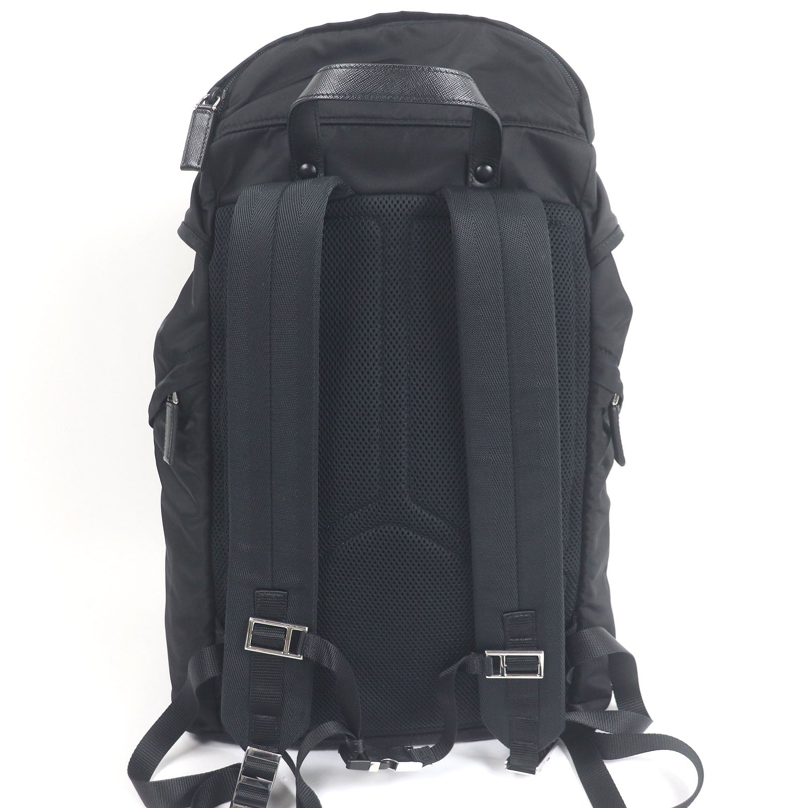 Prada Re-Nylon Saffiano Leather Backpack