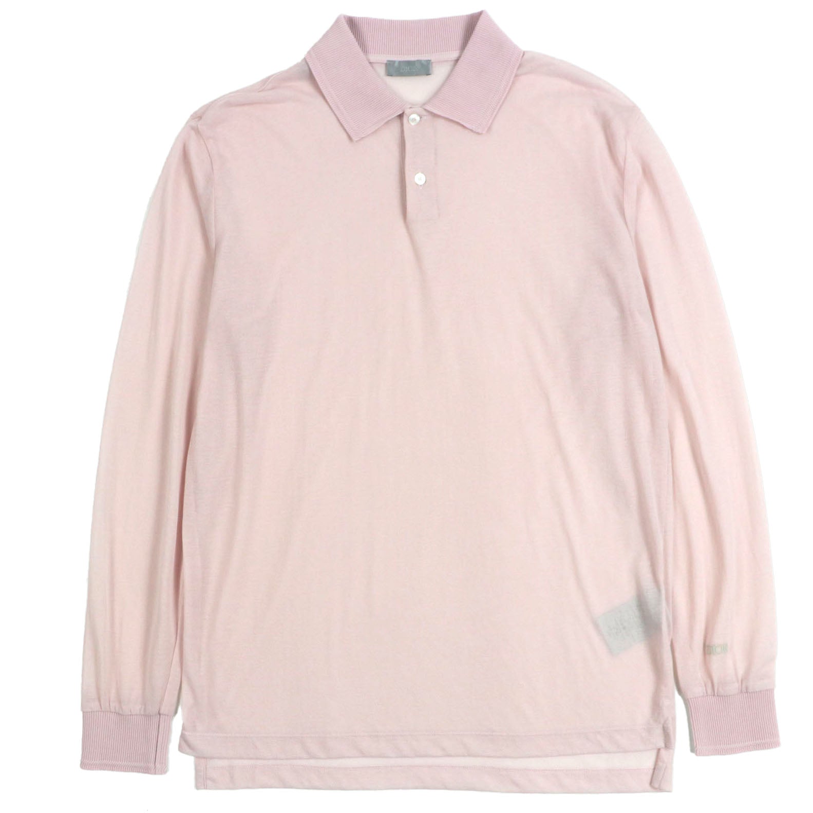 Dior Long Sleeve Cotton Polo Shirt