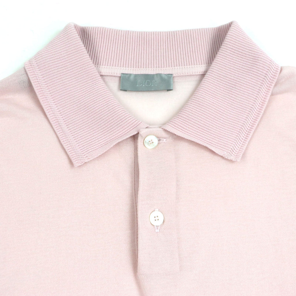 Dior Long Sleeve Cotton Polo Shirt