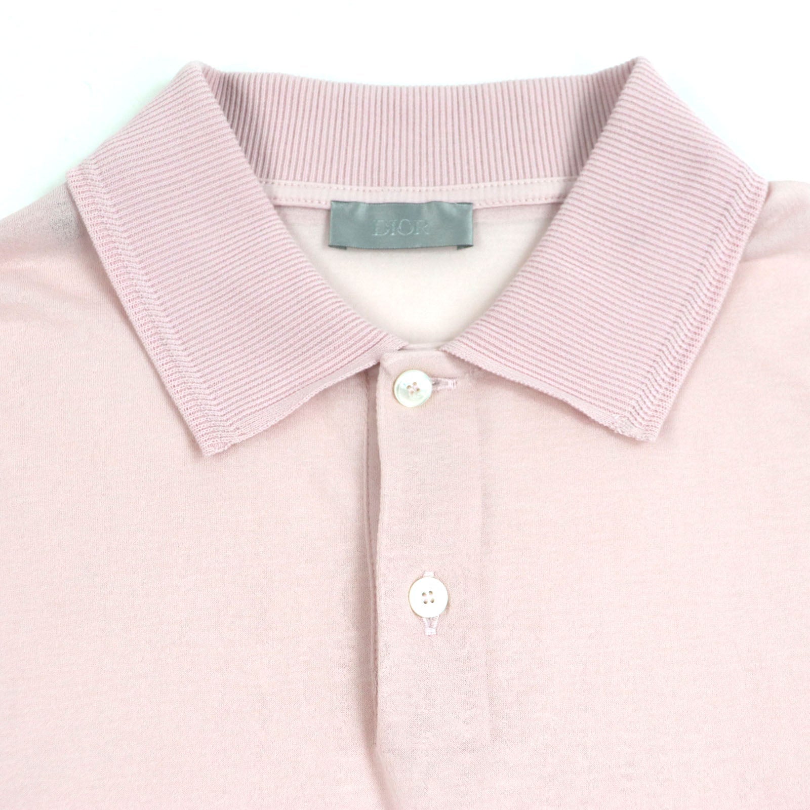 Dior Long Sleeve Cotton Polo Shirt