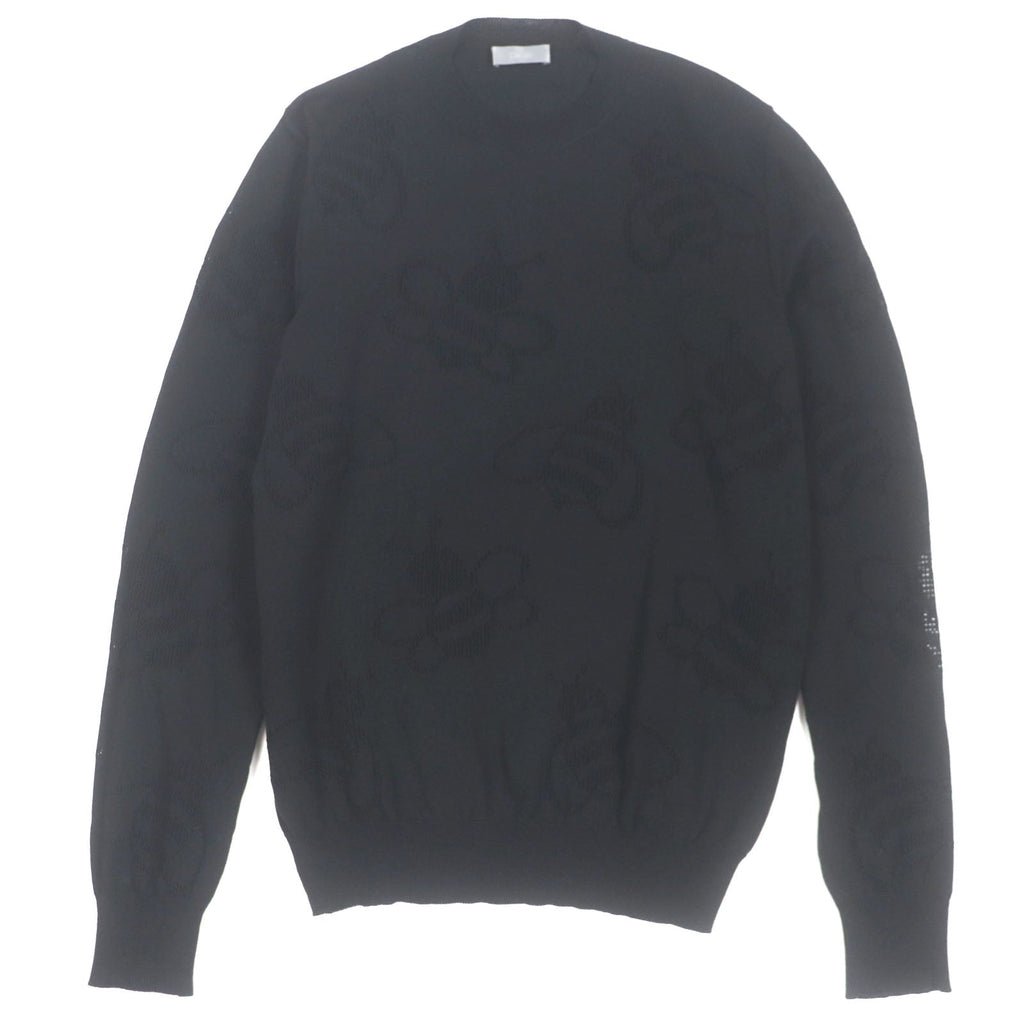 Dior KAWS Bee Print Cotton Knit Sweater