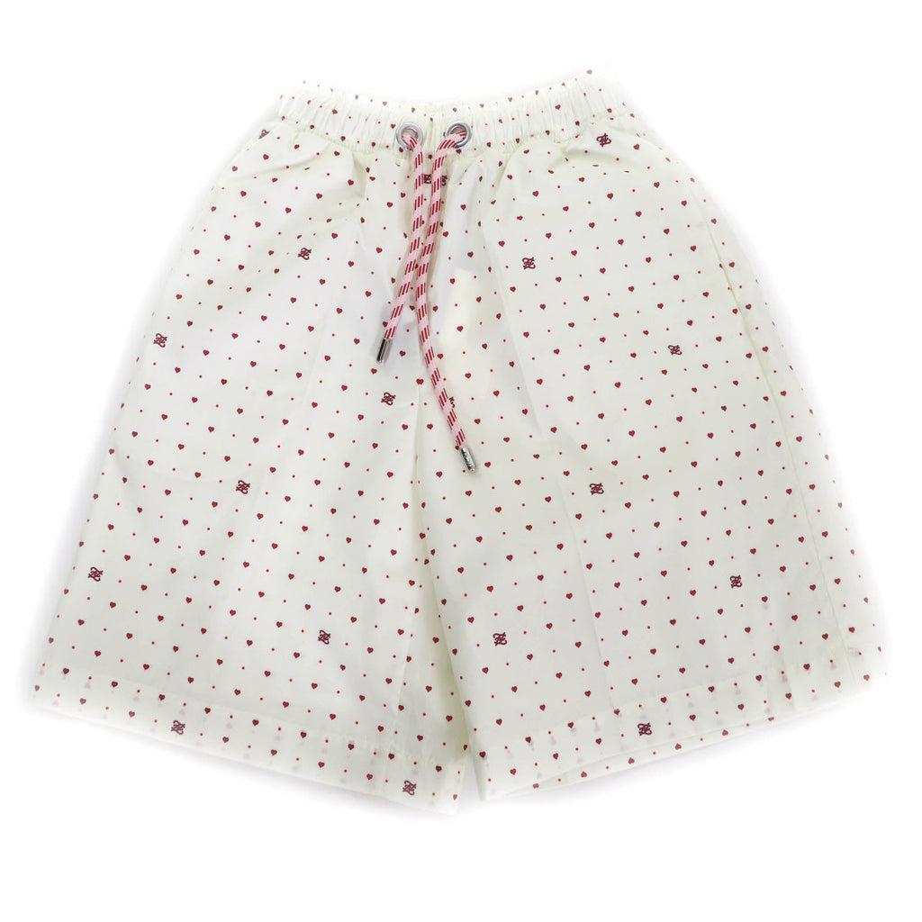 Fendi Logo and heart print Polyester Shorts