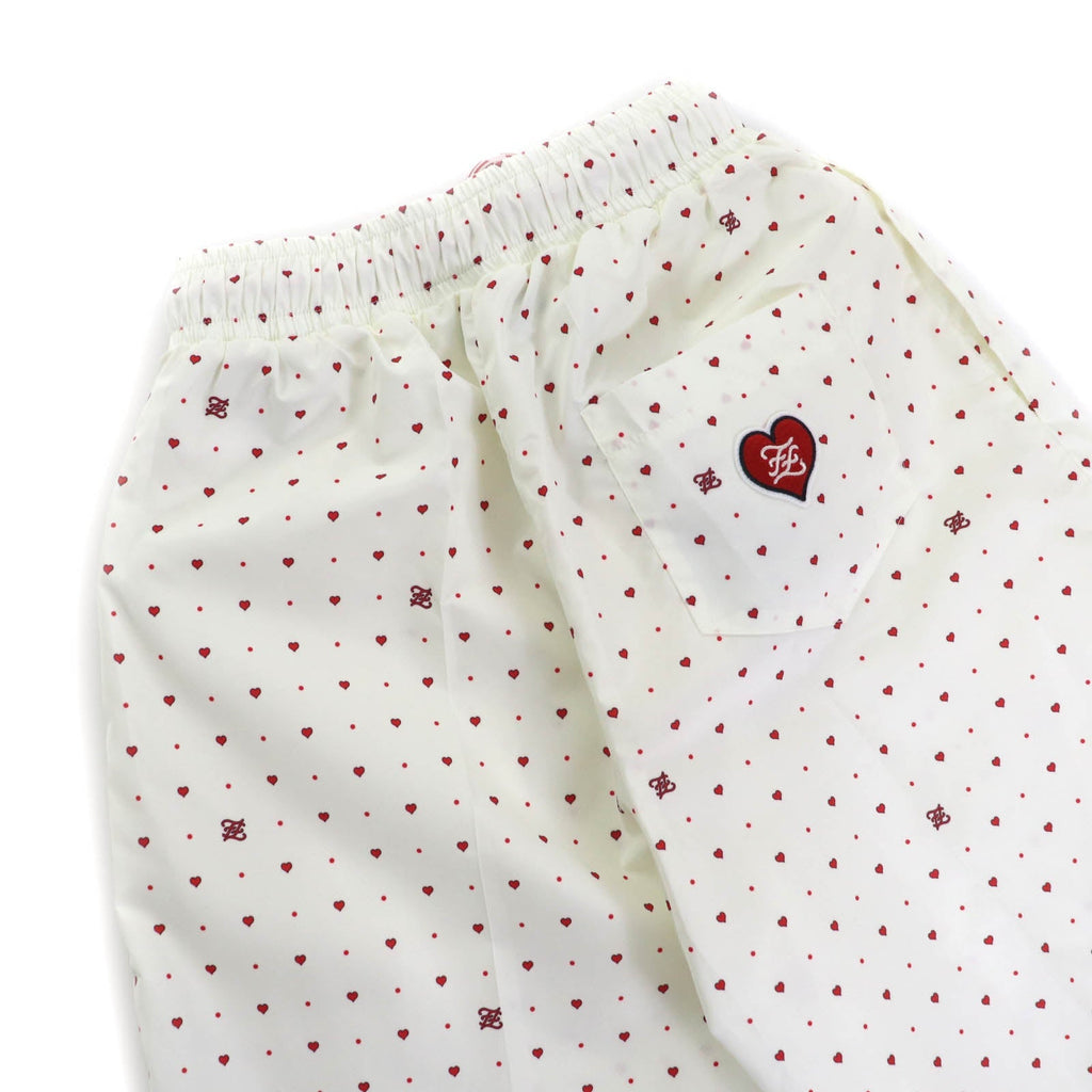Fendi Logo and heart print Polyester Shorts