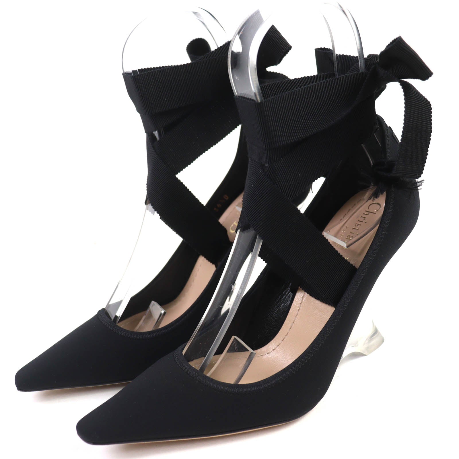Christian Dior Dior Etoile Grosgrain Pumps