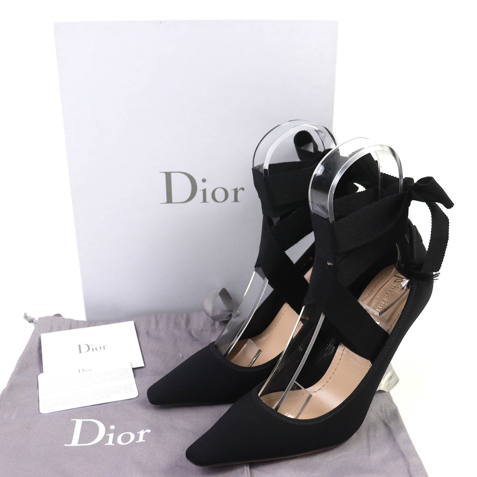 Christian Dior Dior Etoile Grosgrain Pumps