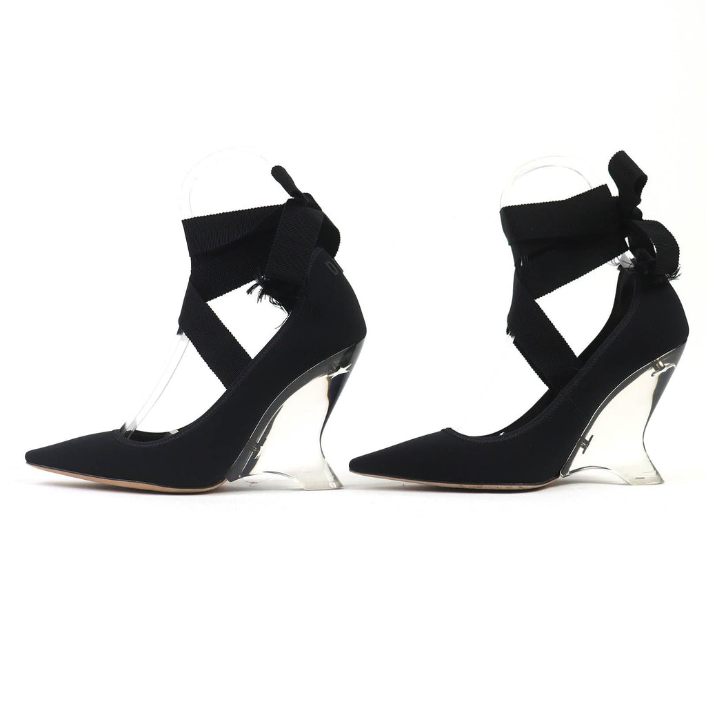 Christian Dior Dior Etoile Grosgrain Pumps