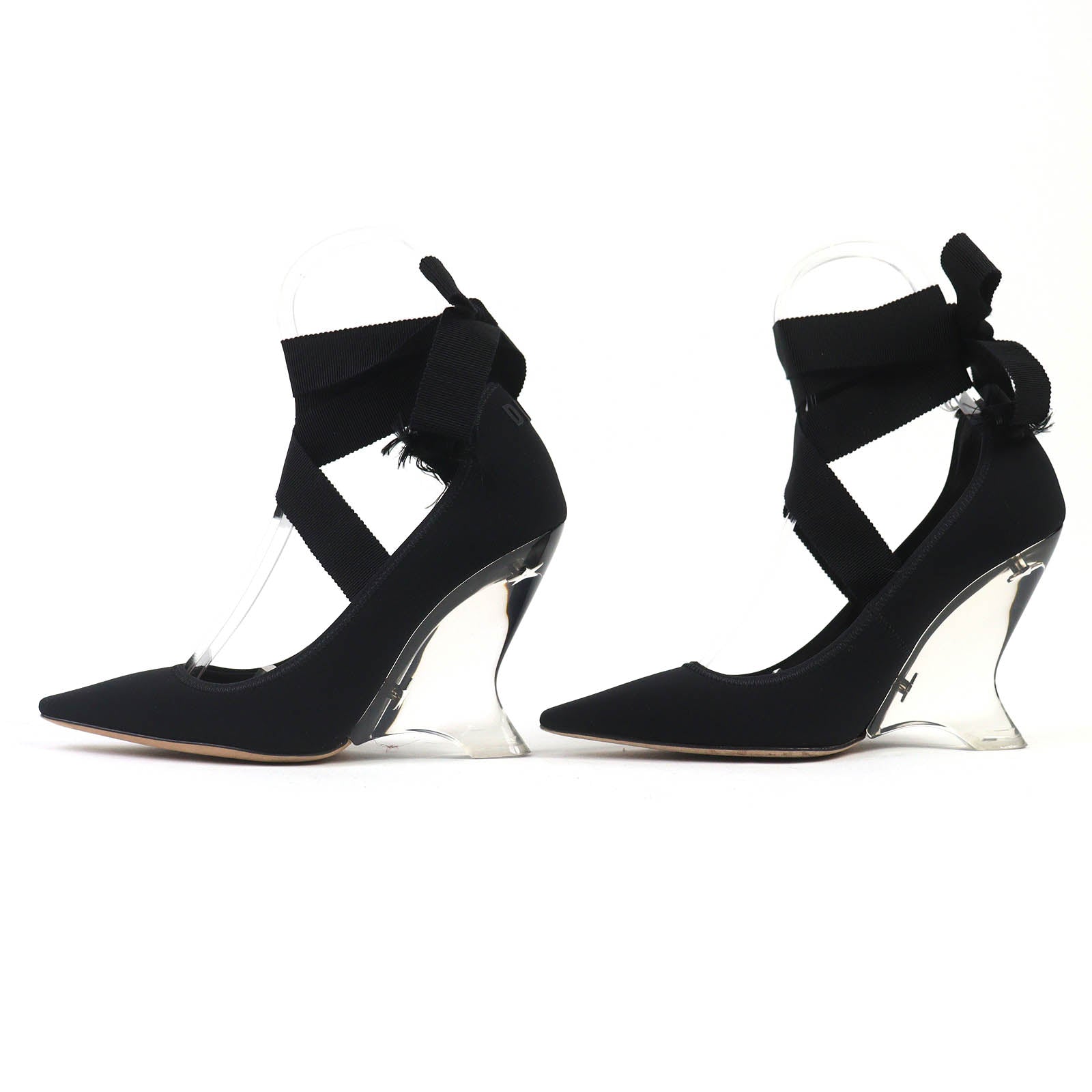 Christian Dior Dior Etoile Grosgrain Pumps