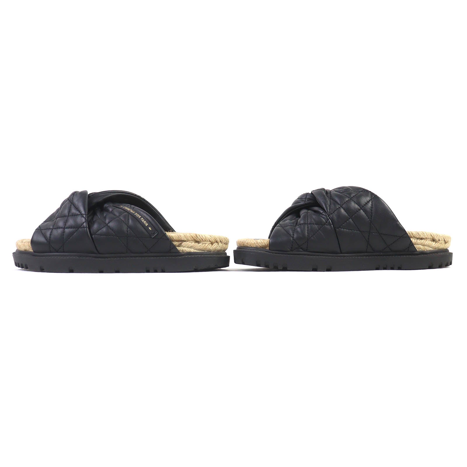 Christian Dior DTWIST Cannage quilted calfskin Sandals