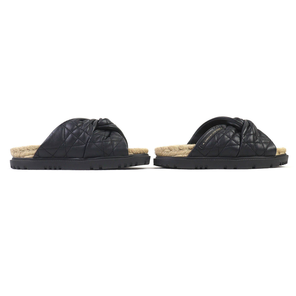 Christian Dior DTWIST Cannage quilted calfskin Sandals