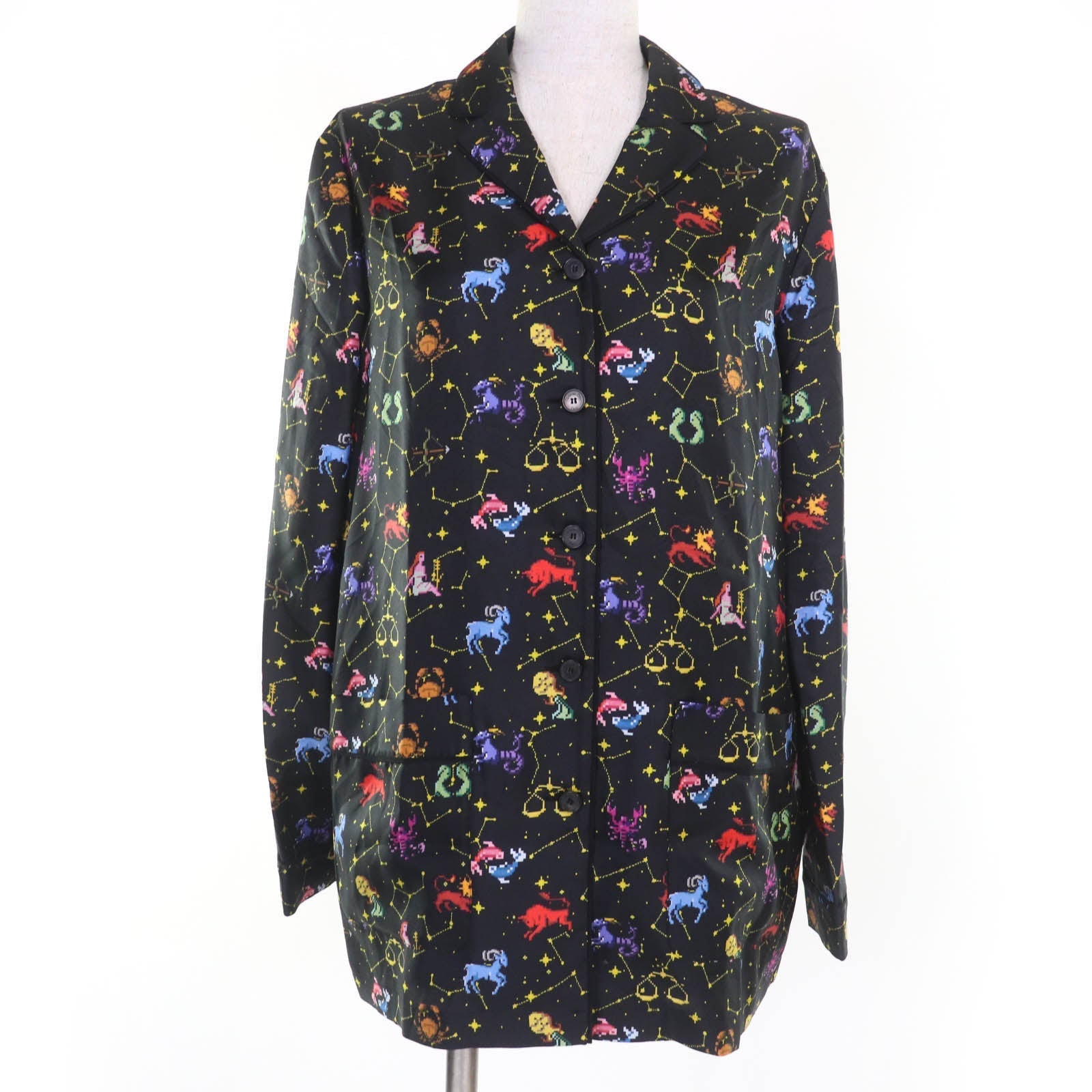 Christian Dior Diack Pixel Silk Shirt