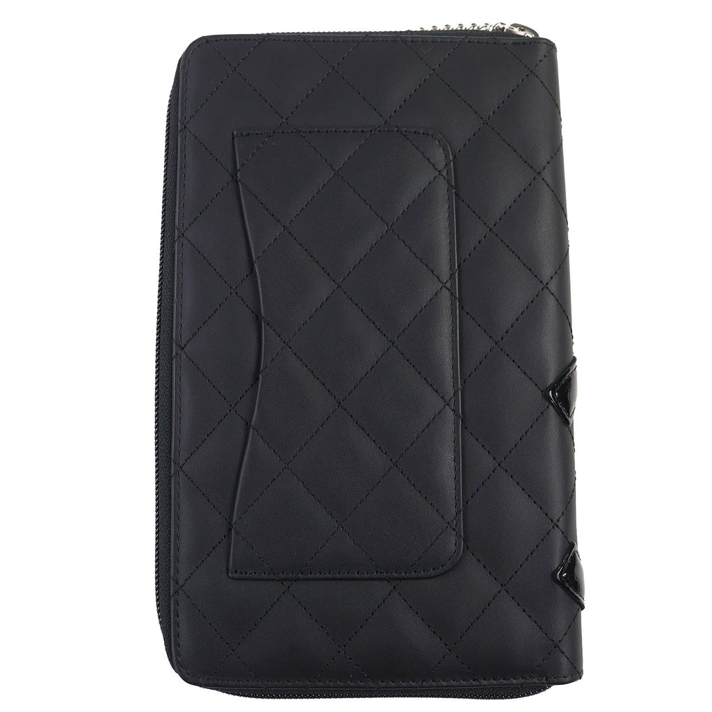 Chanel COCO Mark Round Zip Wallet Organizer
