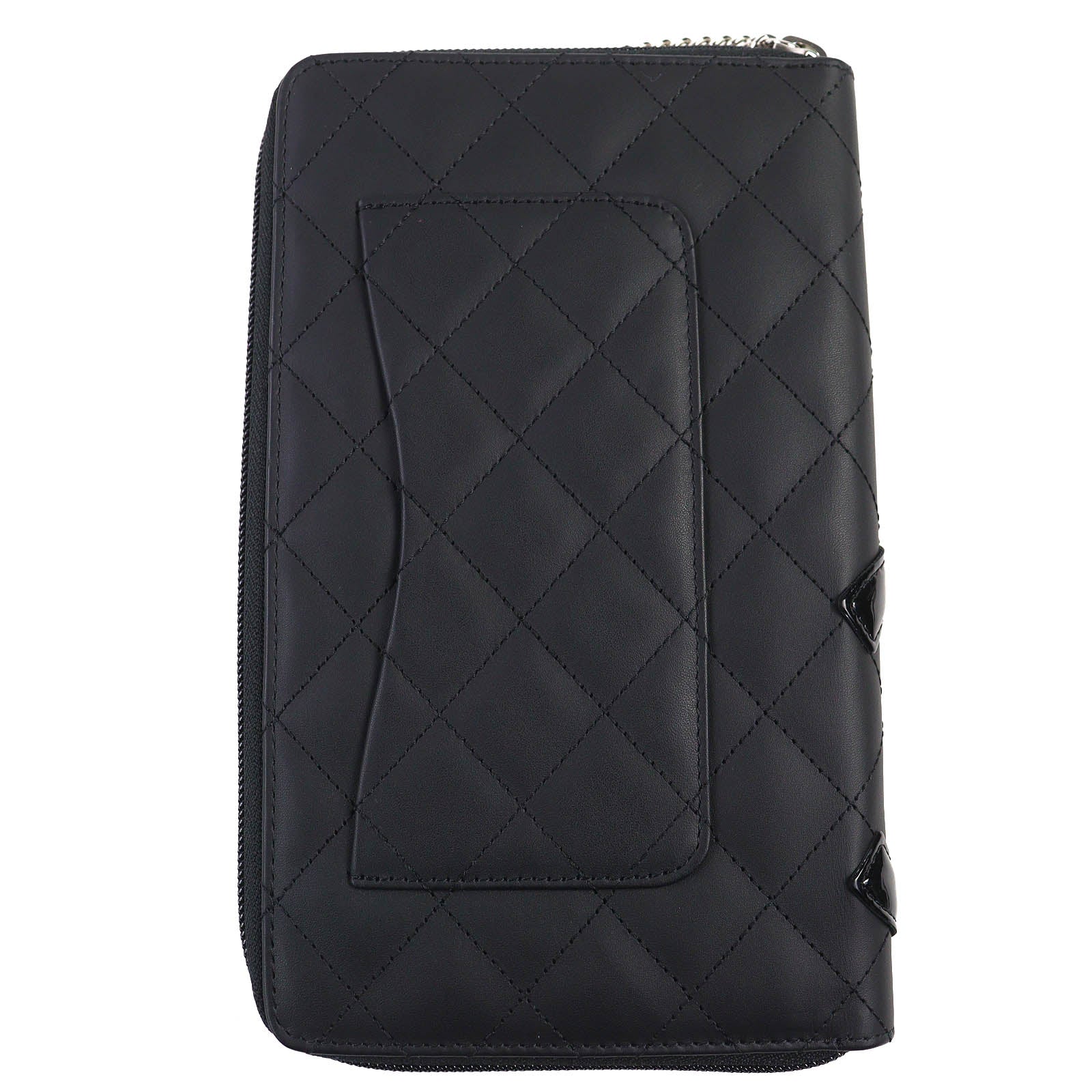 Chanel COCO Mark Round Zip Wallet Organizer