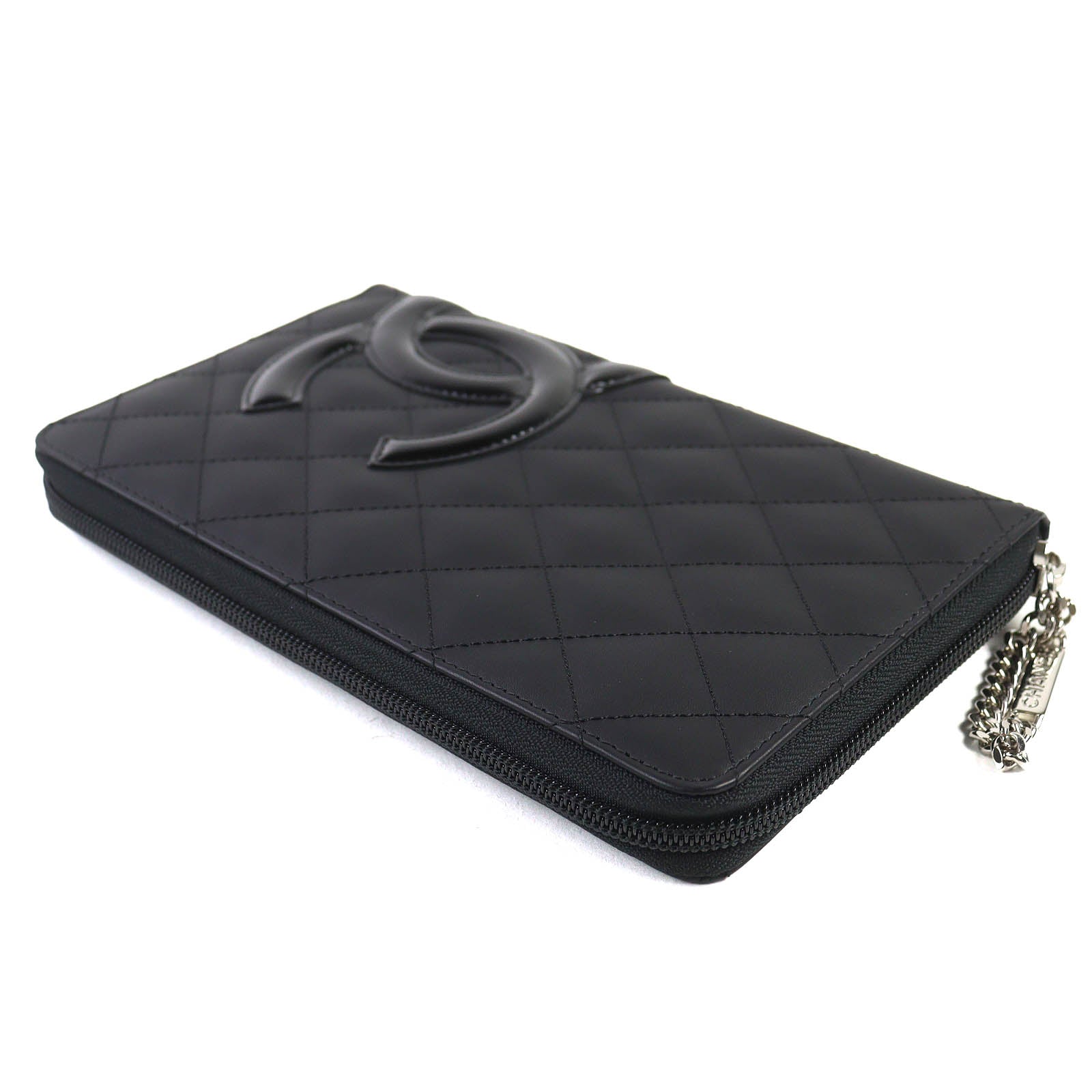 Chanel COCO Mark Round Zip Wallet Organizer