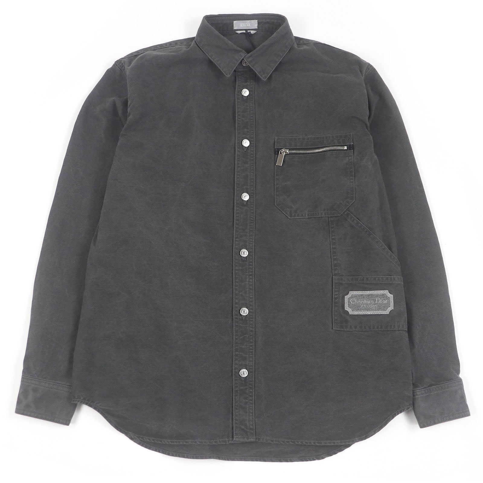 Dior Couture logo patch Long Sleeve Shirt