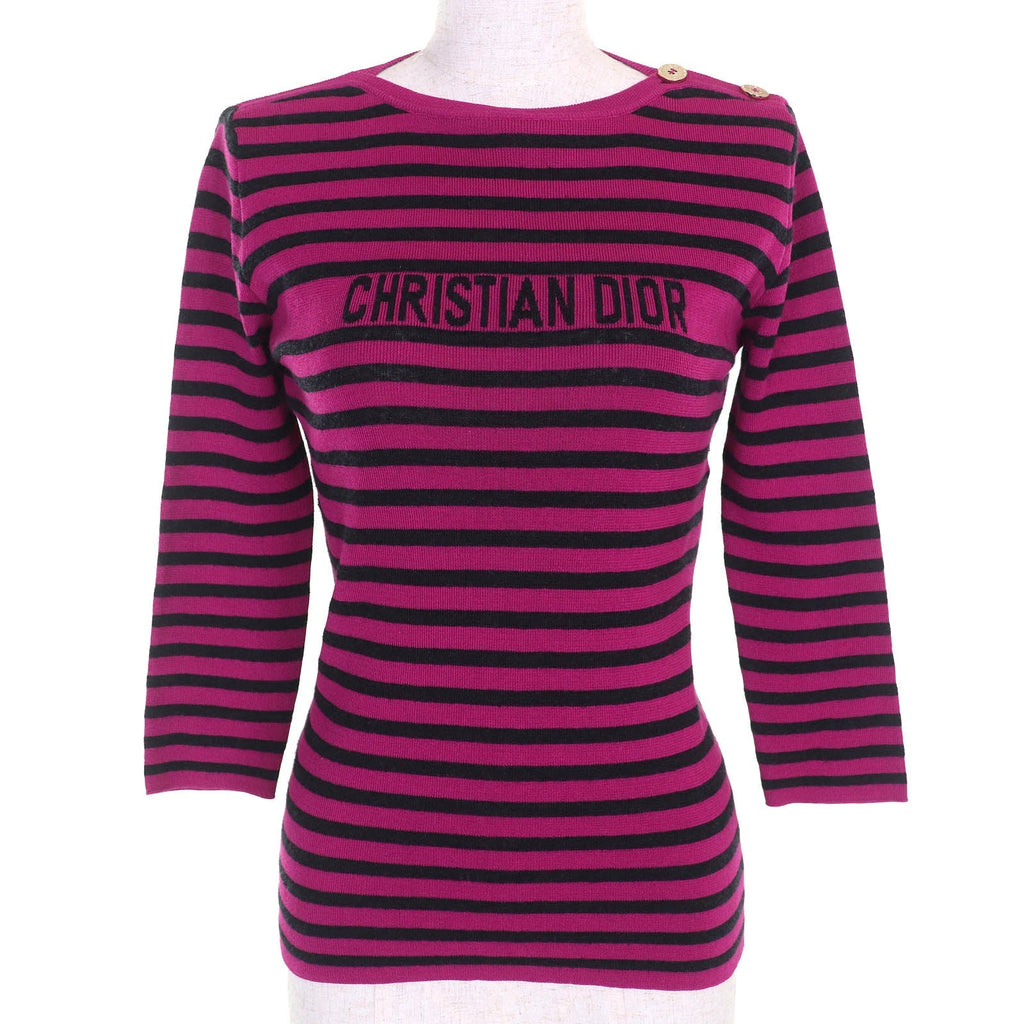 Christian Dior Knit Long Sleeve Top