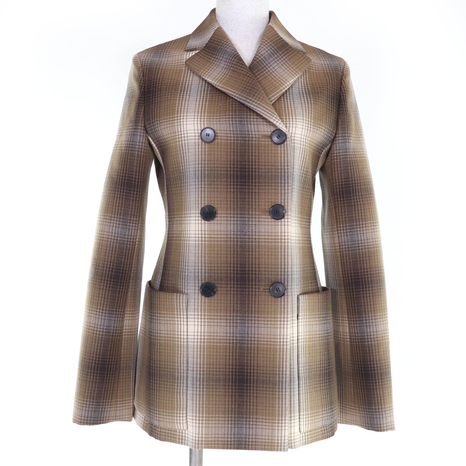 Christian Dior Check Wool Jacket