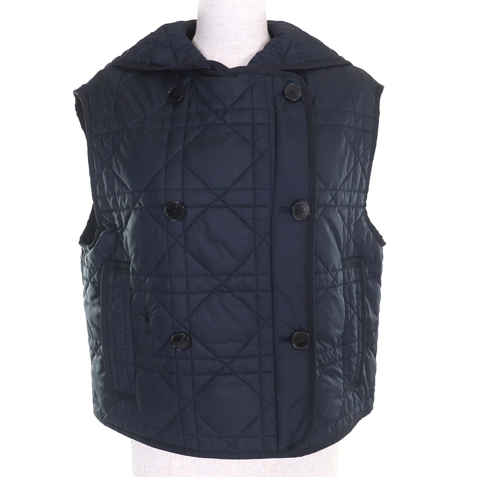 Christian Dior Macrocannage Quilted Technical Taffeta Vest