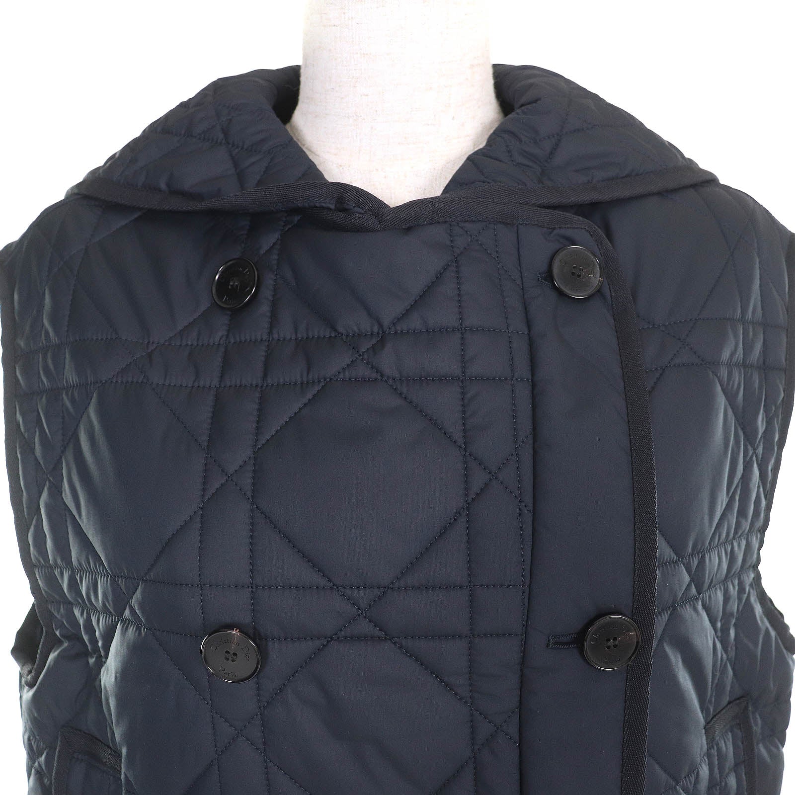 Christian Dior Macrocannage Quilted Technical Taffeta Vest
